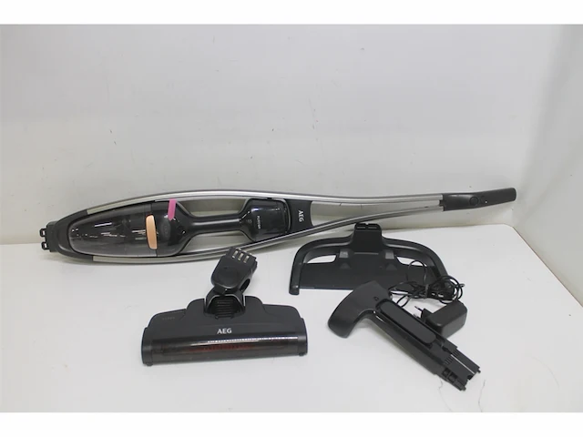 Aeg qx9-1-40gg, een snoerloze 2-in-1 steelstofzuiger grijs - afbeelding 4 van  5