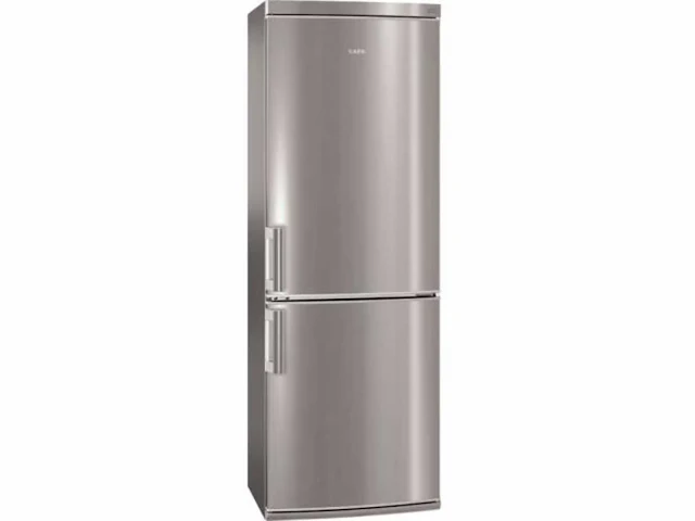 Aeg santo 33400 css0 zilver, koel-vriescomibinatie - afbeelding 1 van  6