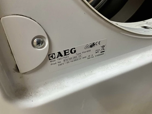 Aeg t65170av wasdroger - afbeelding 7 van  7