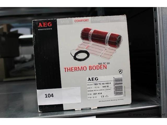 Aeg vloerverwarming - afbeelding 1 van  4