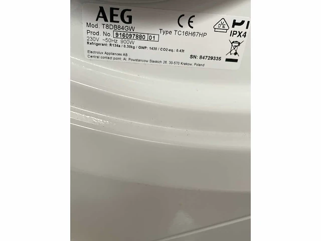 Aeg warmtepompdroger en ok. vaatwasser. - afbeelding 3 van  5