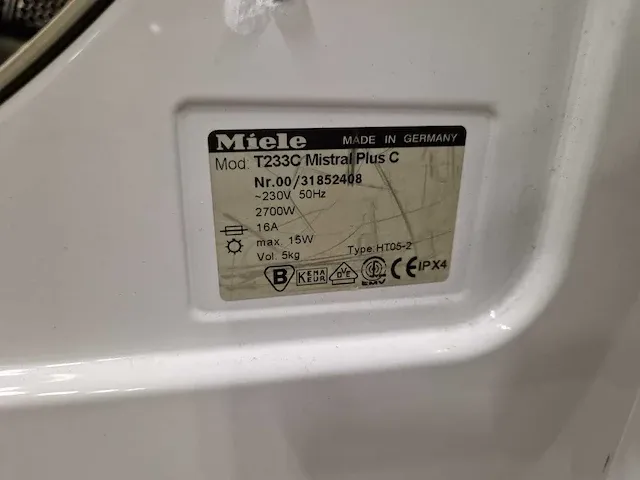Aeg wasmachine en miele wasdroger - afbeelding 3 van  3