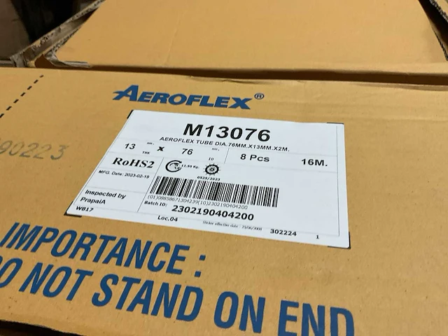 Aeroflex partij epdm buisisolatie, 8 dozen - afbeelding 5 van  7