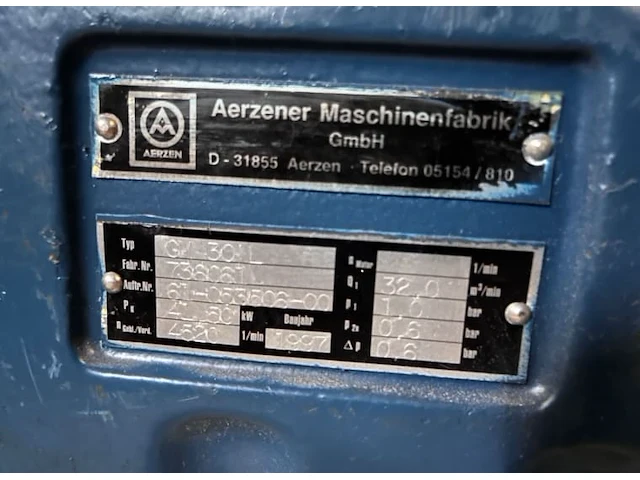 Aerzen gm 30 l delta blower - afbeelding 4 van  5