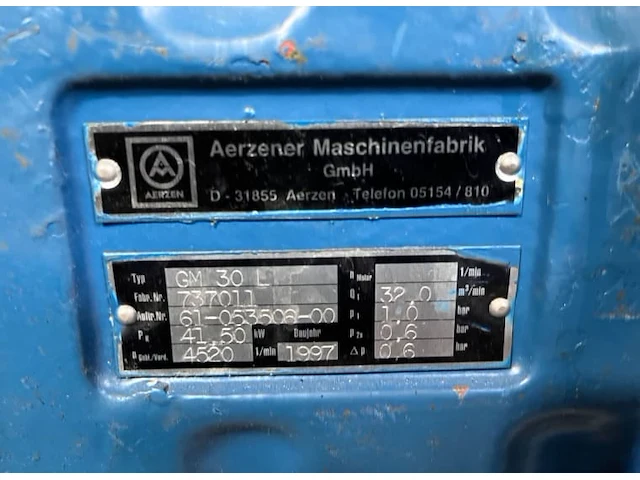 Aerzen gm 30 l delta blower - afbeelding 4 van  6