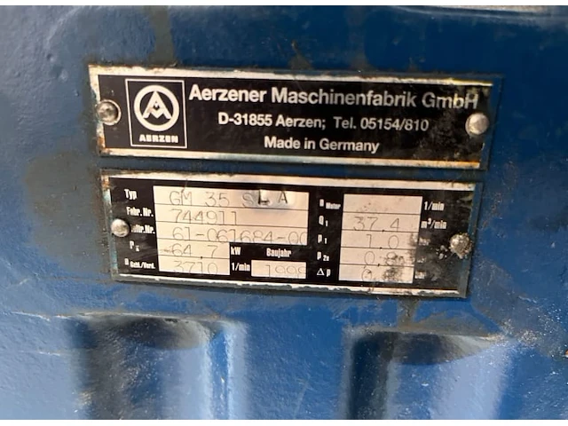 Aerzen gm 35 sla delta blower - afbeelding 4 van  7