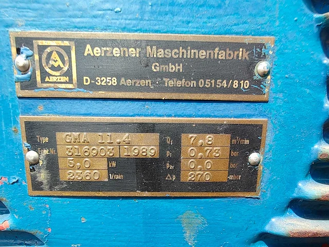 Aerzener - 1989 - gma 11.4 - waterpomp - afbeelding 13 van  13