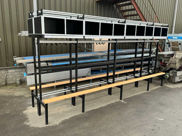 Aestic kleedkamerbank (2x) - afbeelding 1 van  12