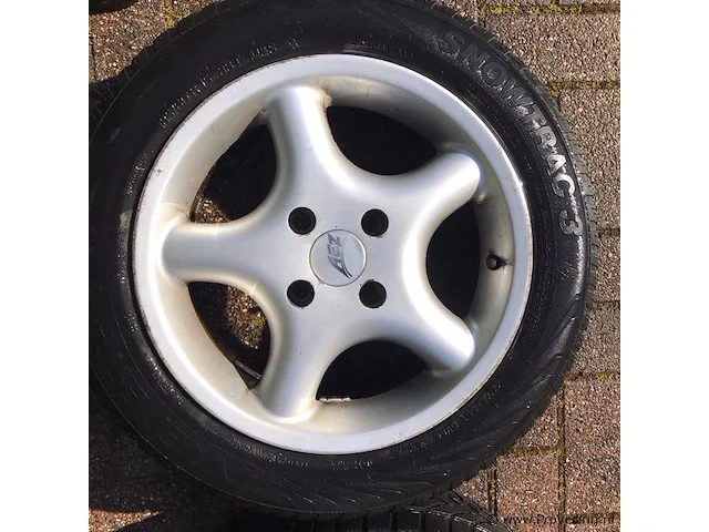 Aez aluminium winter velgenset - 4x108 ford - afbeelding 2 van  5