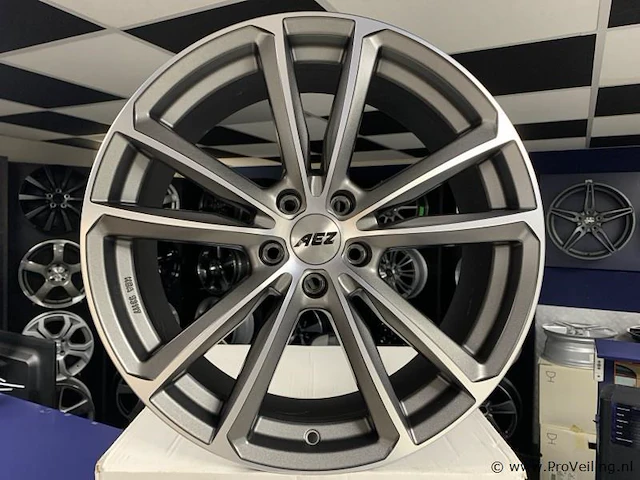 Aez tioga aluminium velgenset - 5x108 8j et45 - afbeelding 1 van  1