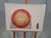 Afbeelding in lijst, a. wouda, een eeuwig zoeken, 1977 - afbeelding 1 van  10