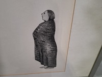 Afbeelding in lijst, a. wouda, een eeuwig zoeken, 1977 - afbeelding 3 van  10