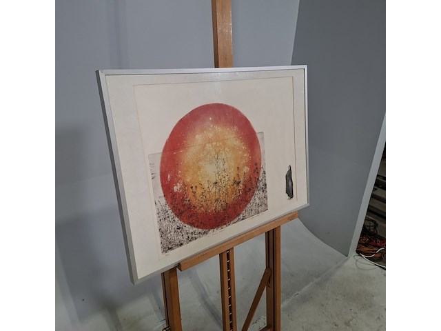 Afbeelding in lijst, a. wouda, een eeuwig zoeken, 1977 - afbeelding 4 van  10