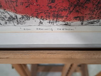 Afbeelding in lijst, a. wouda, een eeuwig zoeken, 1977 - afbeelding 7 van  10