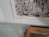 Afbeelding in lijst, a. wouda, een eeuwig zoeken, 1977 - afbeelding 8 van  10