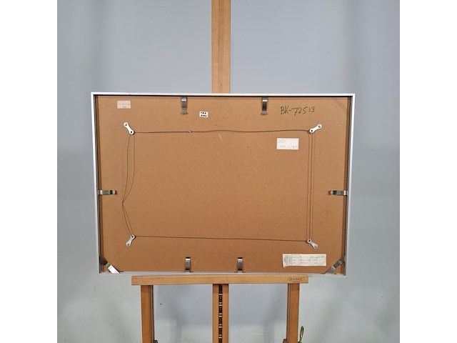 Afbeelding in lijst, a. wouda, een eeuwig zoeken, 1977 - afbeelding 10 van  10