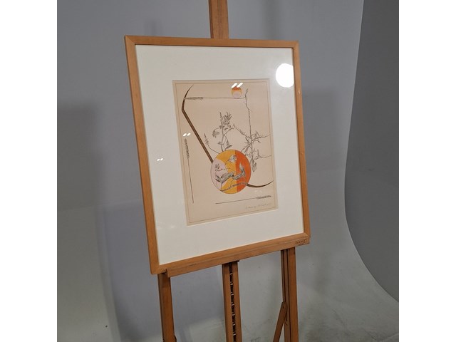 Afbeelding in lijst, a.b. kwadijk, een zomerse dag - afbeelding 2 van  8