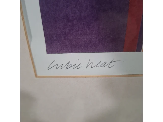 Afbeelding in lijst, amaina, cubic heat - afbeelding 5 van  8