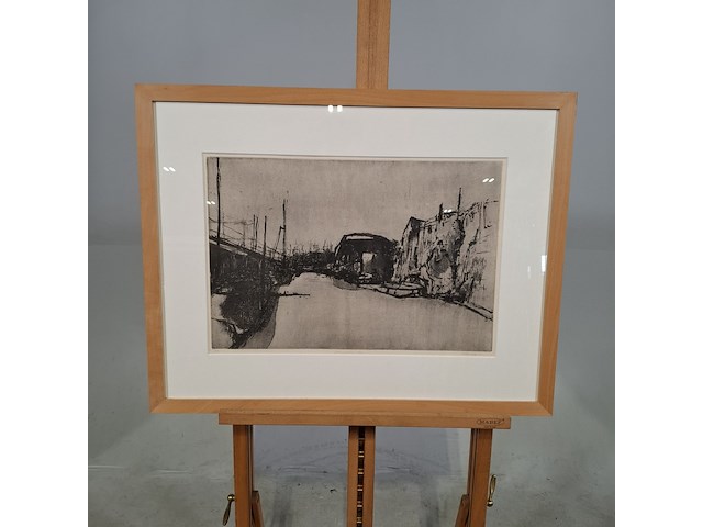 Afbeelding in lijst, a.r. fritschy, prinseneiland, 1974 - afbeelding 1 van  9