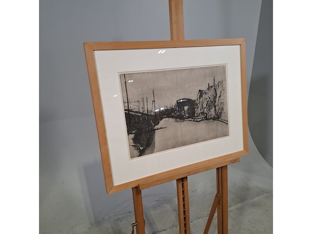 Afbeelding in lijst, a.r. fritschy, prinseneiland, 1974 - afbeelding 2 van  9