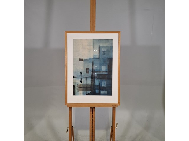 Afbeelding in lijst, c. heeneman, stad iii, 1965 - afbeelding 1 van  6