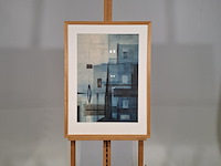 Afbeelding in lijst, c. heeneman, stad iii, 1965 - afbeelding 1 van  6