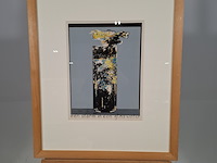 Afbeelding in lijst, c. kaper, een storm in glas water c 21/26, 1972 - afbeelding 1 van  8