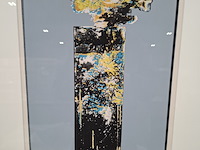 Afbeelding in lijst, c. kaper, een storm in glas water c 21/26, 1972 - afbeelding 4 van  8