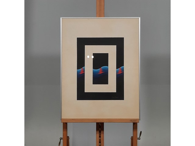 Afbeelding in lijst, d. maris, 1982 - afbeelding 1 van  9