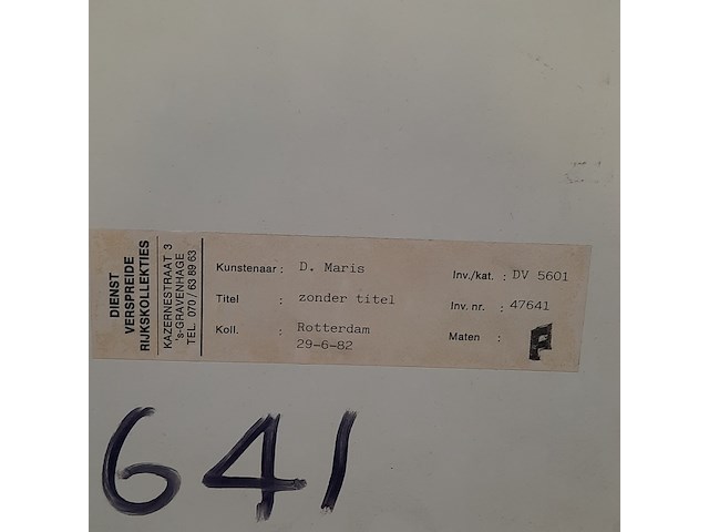 Afbeelding in lijst, d. maris, 1982 - afbeelding 9 van  9