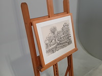 Afbeelding in lijst, e. klement, huizencomplex + gracht - afbeelding 2 van  7