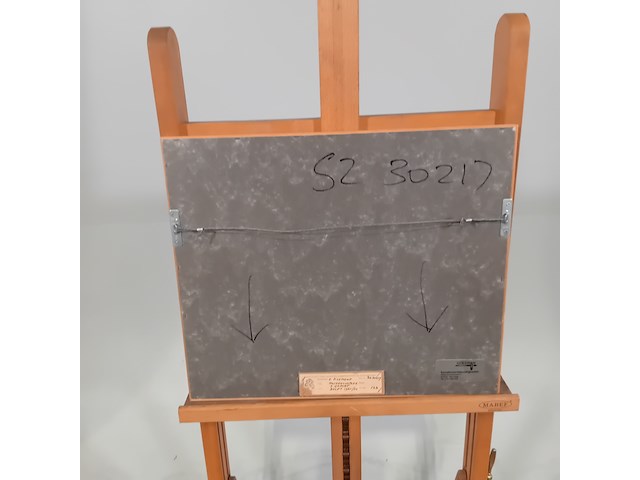 Afbeelding in lijst, e. klement, huizencomplex + gracht - afbeelding 6 van  7