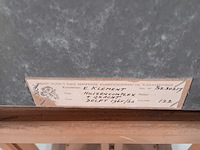 Afbeelding in lijst, e. klement, huizencomplex + gracht - afbeelding 7 van  7