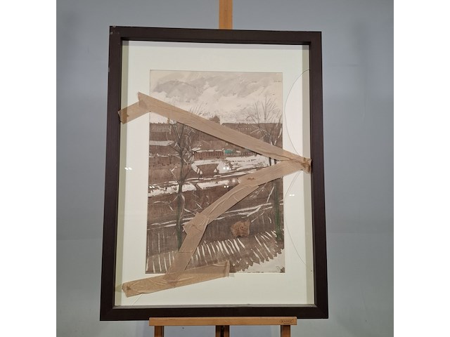 Afbeelding in lijst, e.l.w. wolf, het is mijn uitzicht, 1973 - afbeelding 1 van  9