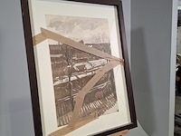 Afbeelding in lijst, e.l.w. wolf, het is mijn uitzicht, 1973 - afbeelding 2 van  9