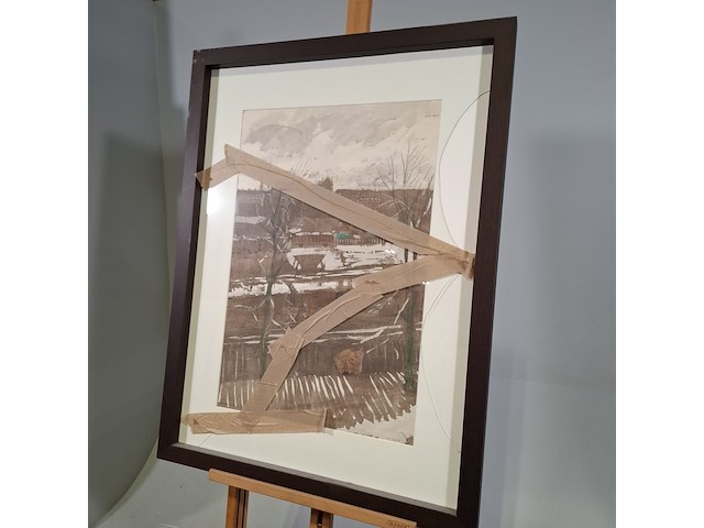 Afbeelding in lijst, e.l.w. wolf, het is mijn uitzicht, 1973 - afbeelding 3 van  9