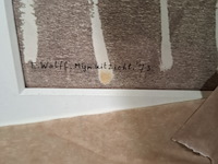 Afbeelding in lijst, e.l.w. wolf, het is mijn uitzicht, 1973 - afbeelding 4 van  9