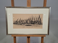 Afbeelding in lijst, e.v.d. zanden, haven - afbeelding 1 van  8