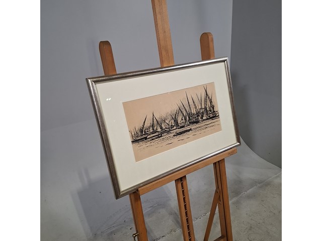 Afbeelding in lijst, e.v.d. zanden, haven - afbeelding 2 van  8