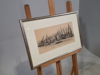 Afbeelding in lijst, e.v.d. zanden, haven - afbeelding 2 van  8