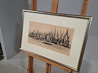 Afbeelding in lijst, e.v.d. zanden, haven - afbeelding 3 van  8