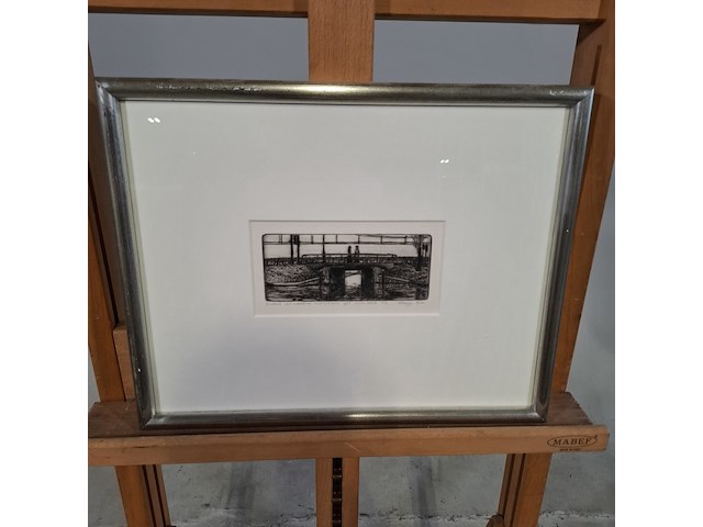 Afbeelding in lijst, f. room, gesprek e.d. 3/6, 1976 - afbeelding 1 van  7