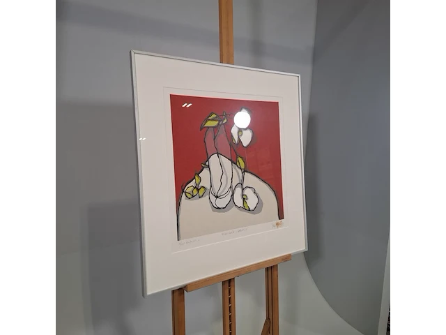 Afbeelding in lijst, fon klement, insouciante legerete, 1991 - afbeelding 2 van  9