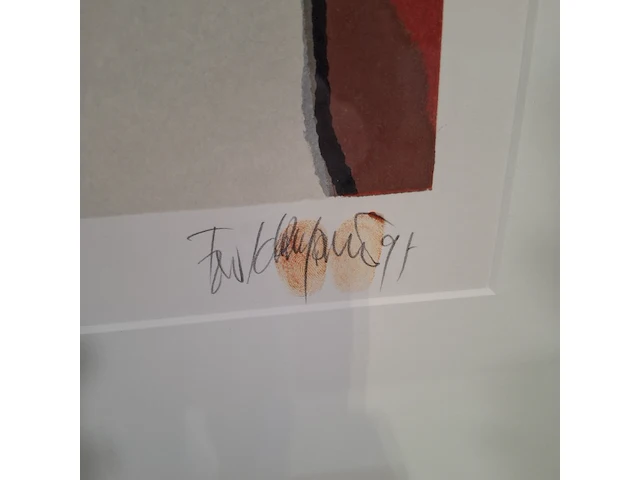 Afbeelding in lijst, fon klement, insouciante legerete, 1991 - afbeelding 7 van  9