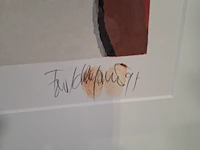 Afbeelding in lijst, fon klement, insouciante legerete, 1991 - afbeelding 7 van  9