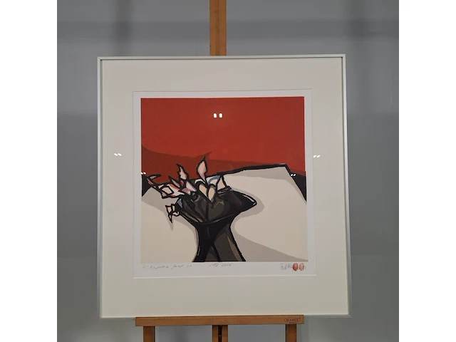 Afbeelding in lijst, fon klement, vase noir, 1992 - afbeelding 1 van  9