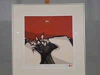 Afbeelding in lijst, fon klement, vase noir, 1992 - afbeelding 1 van  9