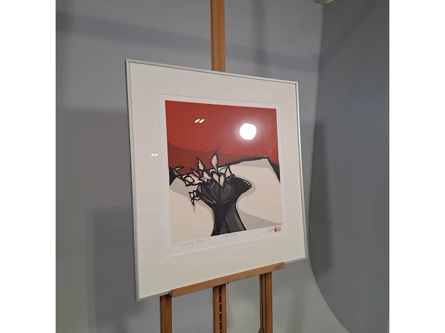 Afbeelding in lijst, fon klement, vase noir, 1992 - afbeelding 2 van  9