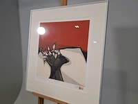 Afbeelding in lijst, fon klement, vase noir, 1992 - afbeelding 3 van  9