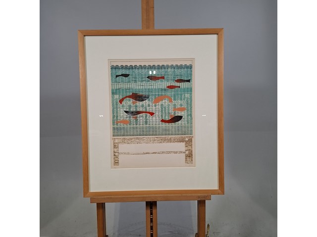 Afbeelding in lijst, frans de jong, aquarium - afbeelding 1 van  8